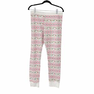 Live Love Dream Dachshund Fairisle Pajama Joggers XL NWOT